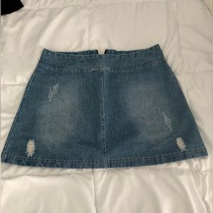 POL Jean Mini Skirt